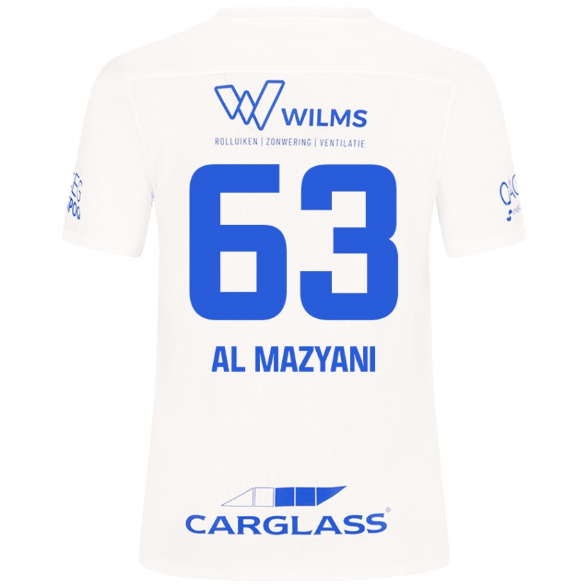 Niño Camiseta Faissal Al Mazyani #63 Blanco 2ª Equipación 2024/25 La Camisa