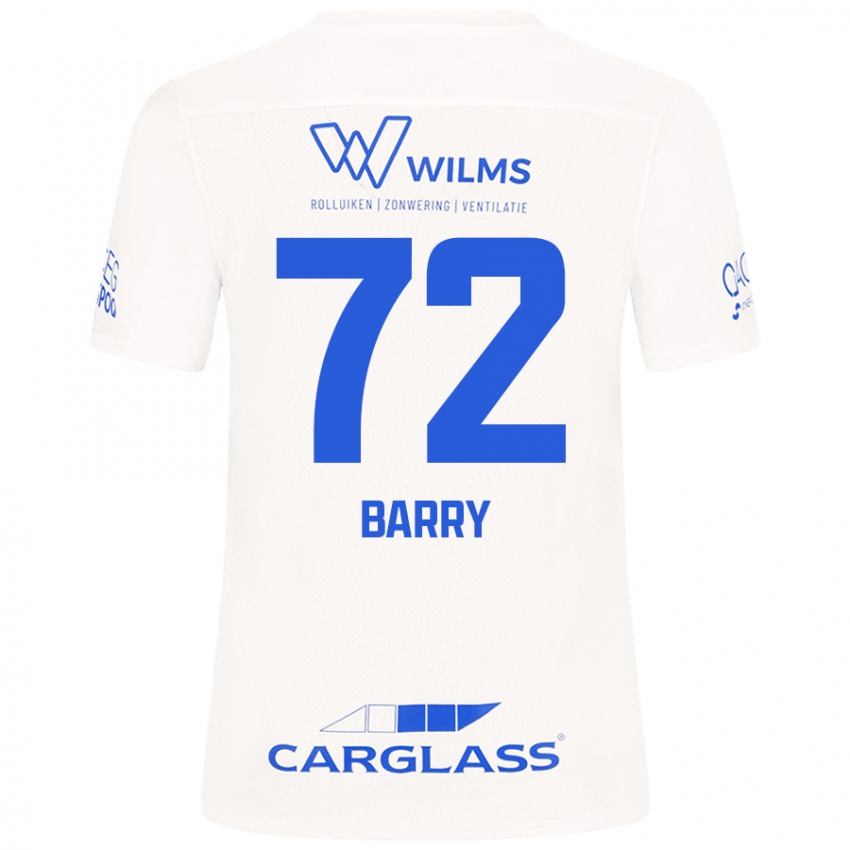 Niño Camiseta Alpha Barry #72 Blanco 2ª Equipación 2024/25 La Camisa