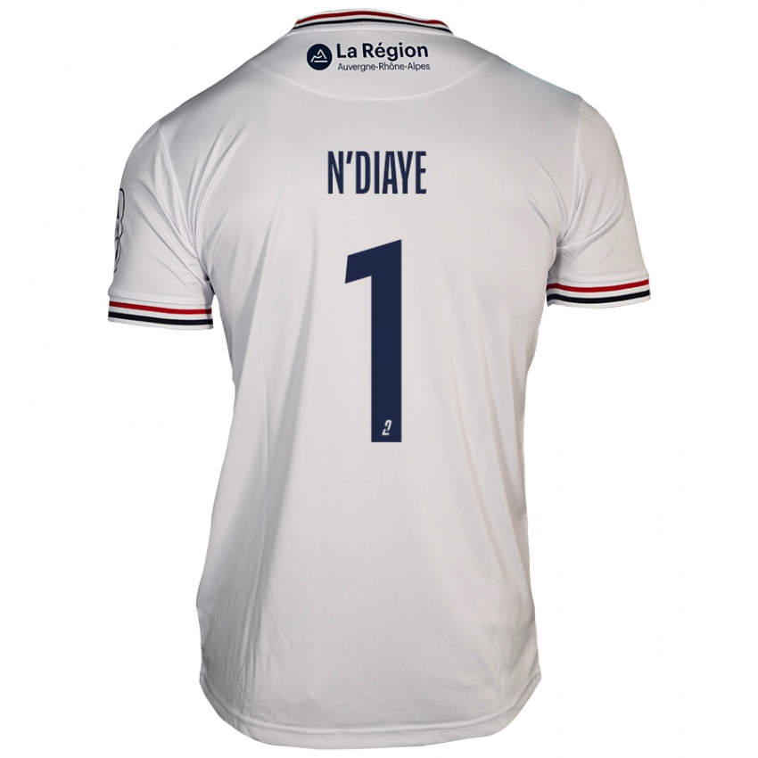 Niño Camiseta Massamba N'diaye #1 Blanco 2ª Equipación 2024/25 La Camisa