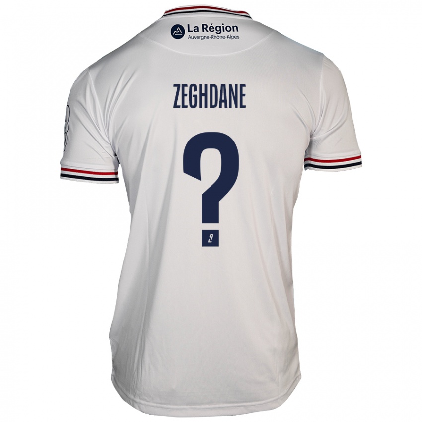 Niño Camiseta Merwan Zeghdane #0 Blanco 2ª Equipación 2024/25 La Camisa