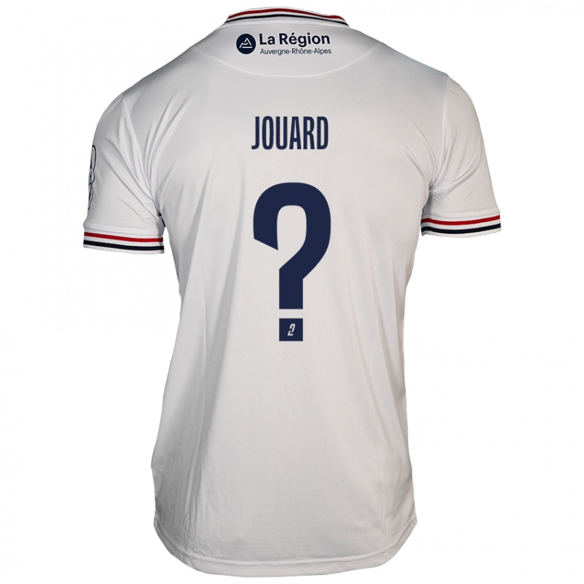 Niño Camiseta Dylan Jouard #0 Blanco 2ª Equipación 2024/25 La Camisa