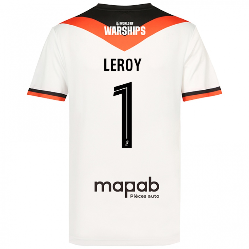 Niño Camiseta Benjamin Leroy #1 Blanco 2ª Equipación 2024/25 La Camisa