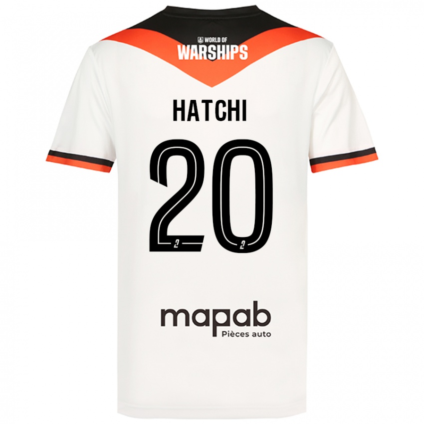 Niño Camiseta Jérémy Hatchi #20 Blanco 2ª Equipación 2024/25 La Camisa