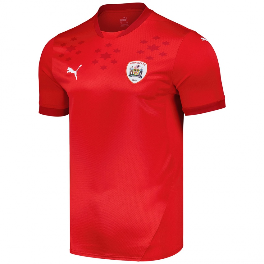 Hombre Camiseta Aaron Atkinson #0 Rojo 1ª Equipación 2024/25 La Camisa