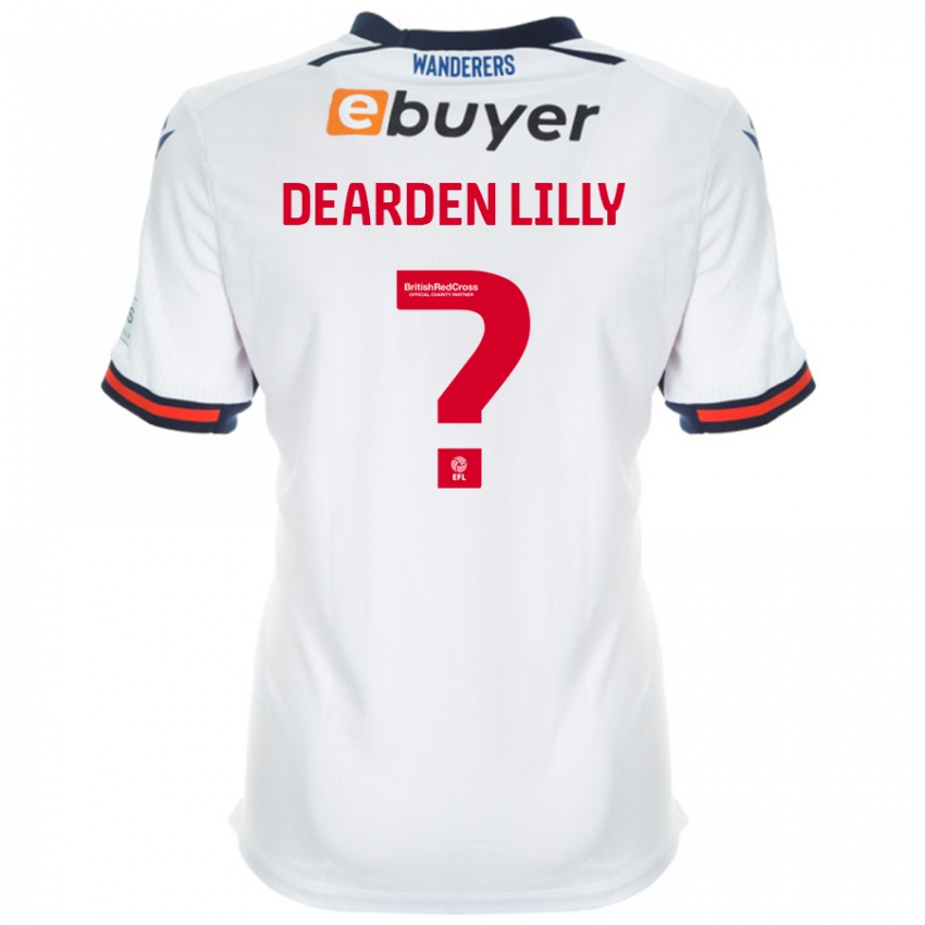 Hombre Camiseta Jessica Dearden-Lilly #0 Blanco 1ª Equipación 2024/25 La Camisa