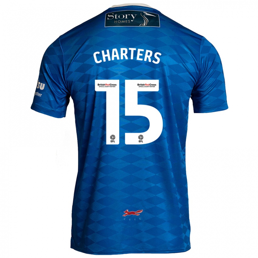 Hombre Camiseta Taylor Charters #15 Azul 1ª Equipación 2024/25 La Camisa