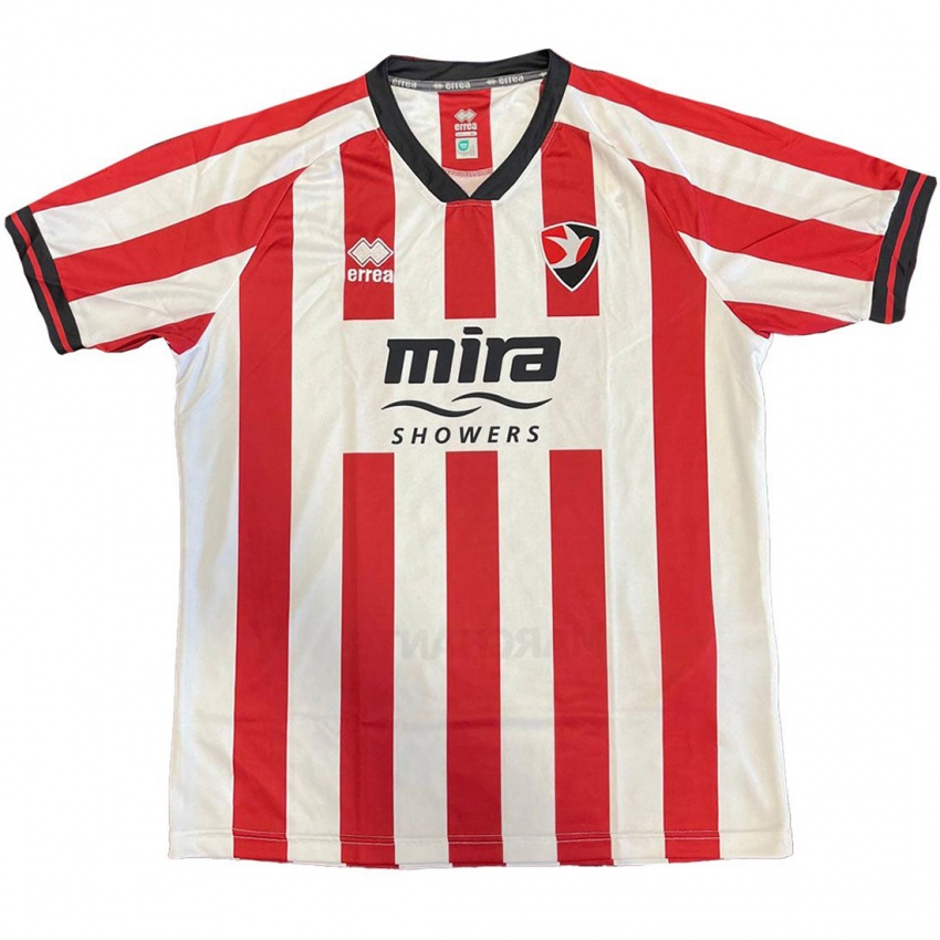 Hombre Camiseta Tom Bradbury #6 Rojo Blanco 1ª Equipación 2024/25 La Camisa