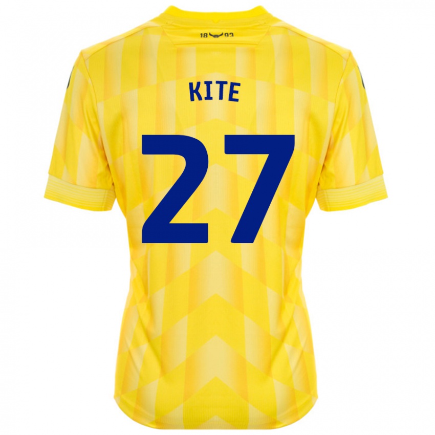 Hombre Camiseta Rose Kite #27 Amarillo 1ª Equipación 2024/25 La Camisa