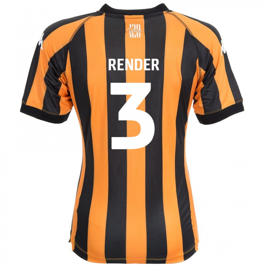 Hombre Camiseta Meg Render #3 Negro Ámbar 1ª Equipación 2024/25 La Camisa