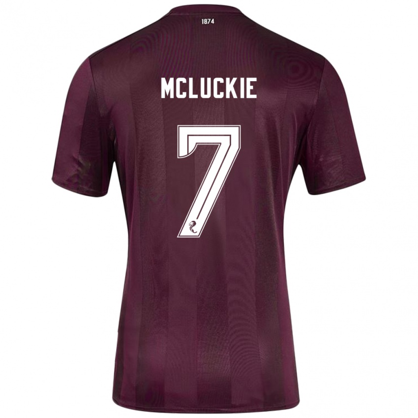 Hombre Camiseta Bobby Mcluckie #7 Borgoña 1ª Equipación 2024/25 La Camisa