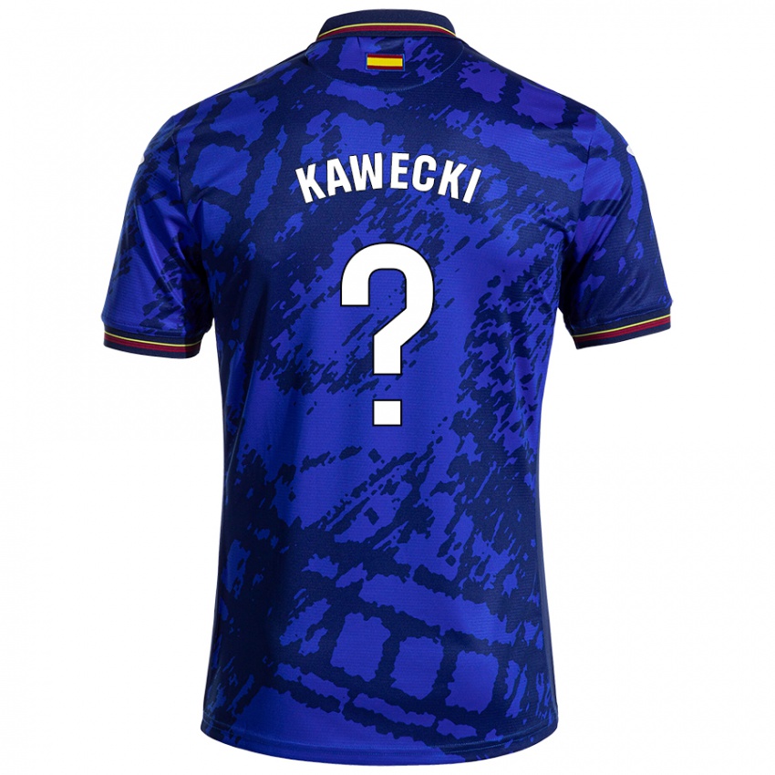 Hombre Camiseta Luis Kawecki #0 Azul Más Oscuro 1ª Equipación 2024/25 La Camisa