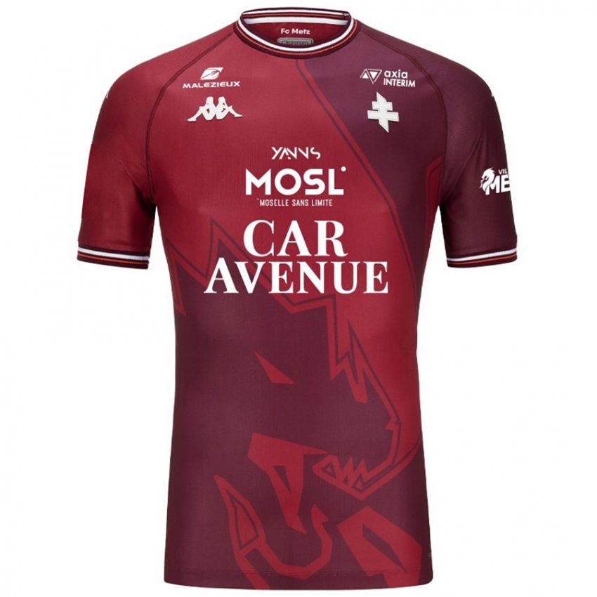 Hombre Camiseta Joris Manquant #0 Rojo Granata 1ª Equipación 2024/25 La Camisa