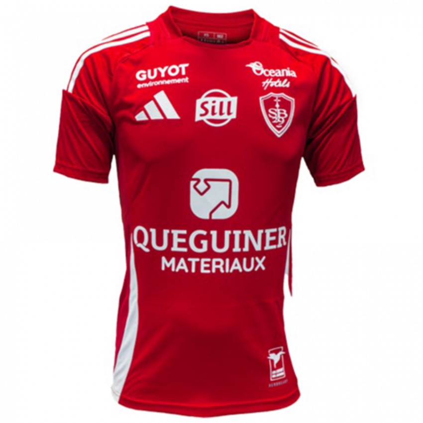 Hombre Camiseta Romain Faivre #21 Rojo Blanco 1ª Equipación 2024/25 La Camisa