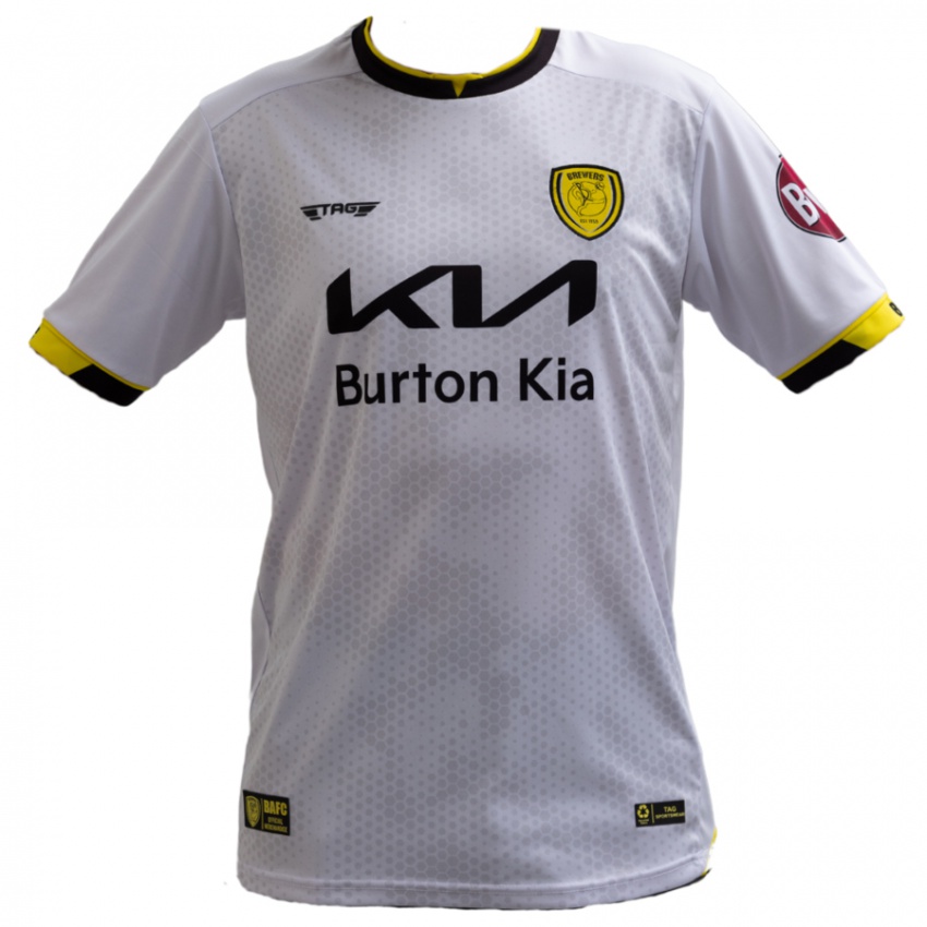 Hombre Camiseta Elliot Watt #4 Blanco 2ª Equipación 2024/25 La Camisa