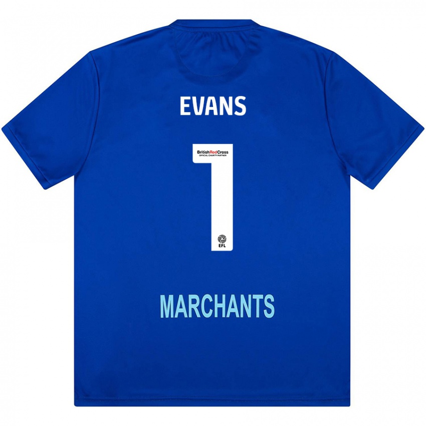 Hombre Camiseta Owen Evans #1 Verde 2ª Equipación 2024/25 La Camisa