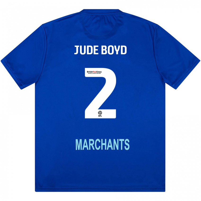 Hombre Camiseta Arkell Jude-Boyd #2 Verde 2ª Equipación 2024/25 La Camisa