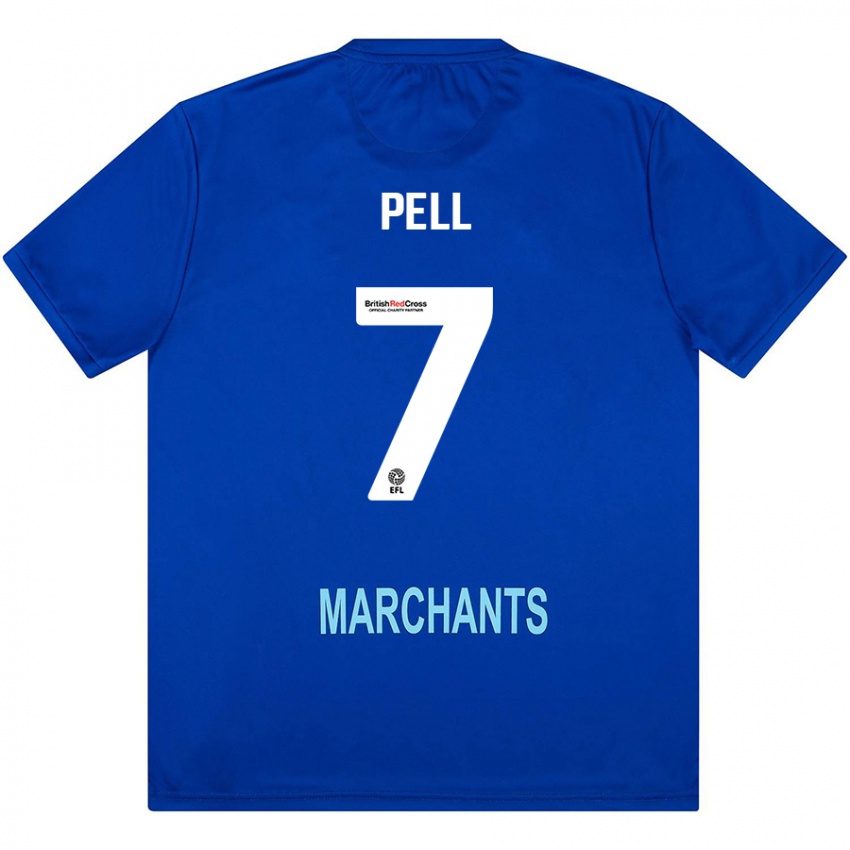 Hombre Camiseta Harry Pell #7 Verde 2ª Equipación 2024/25 La Camisa