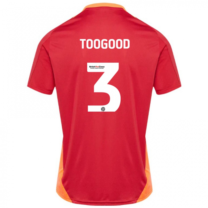 Hombre Camiseta Emily Toogood #3 Azul Blanquecino 2ª Equipación 2024/25 La Camisa