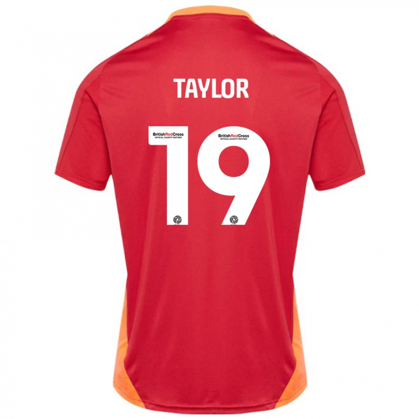 Hombre Camiseta Mollie Taylor #19 Azul Blanquecino 2ª Equipación 2024/25 La Camisa