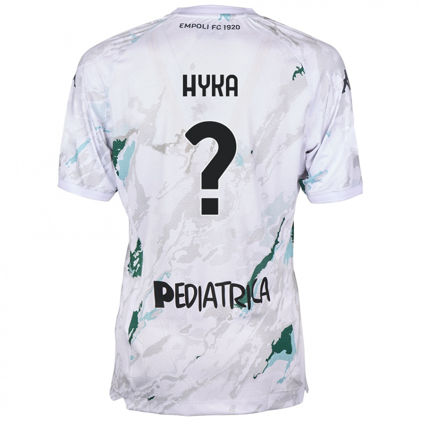 Hombre Camiseta Denaldo Hyka #0 Gris 2ª Equipación 2024/25 La Camisa