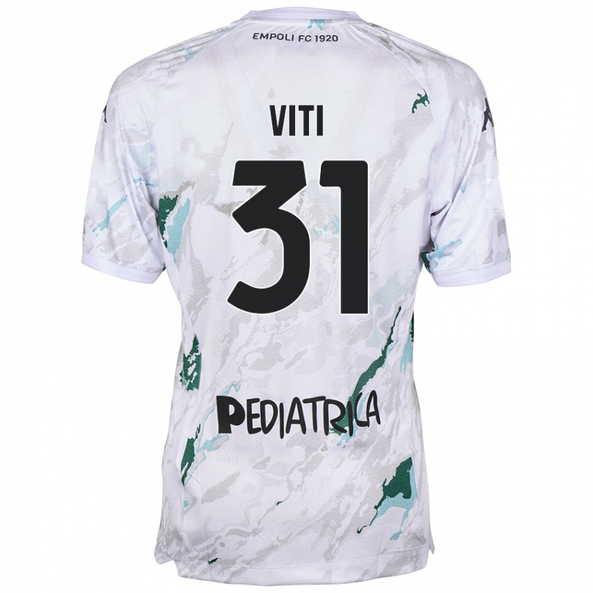 Hombre Camiseta Vittorio Viti #31 Gris 2ª Equipación 2024/25 La Camisa