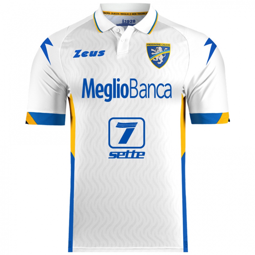 Hombre Camiseta Igor Amerighi #96 Blanco 2ª Equipación 2024/25 La Camisa