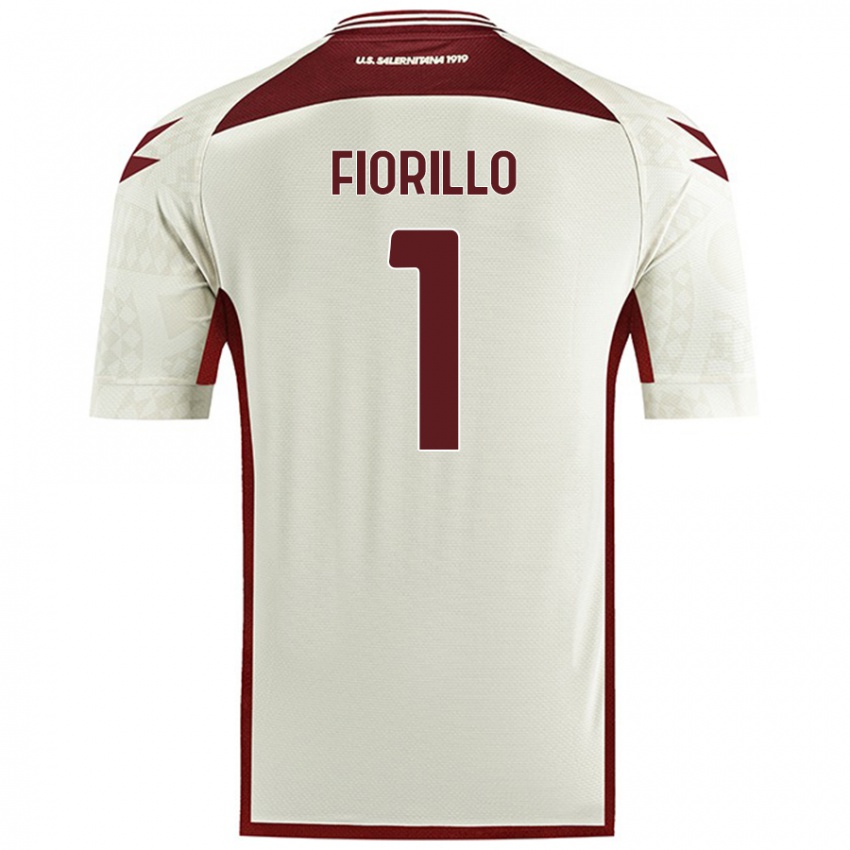 Hombre Camiseta Vincenzo Fiorillo #1 Color Crema 2ª Equipación 2024/25 La Camisa