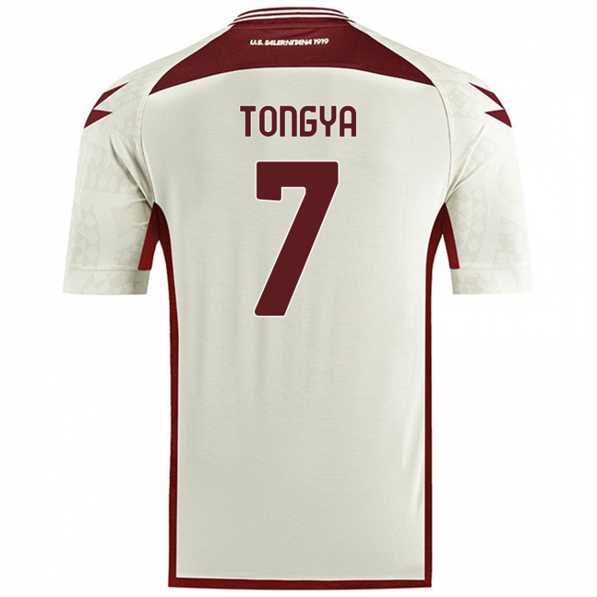 Hombre Camiseta Franco Tongya #7 Color Crema 2ª Equipación 2024/25 La Camisa