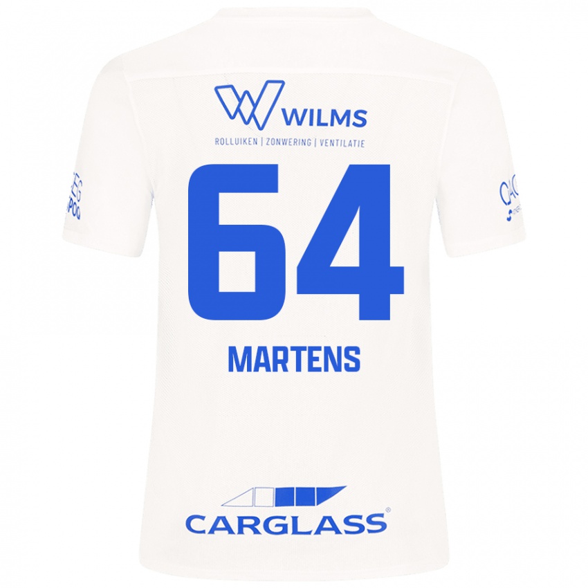 Hombre Camiseta Nolan Martens #64 Blanco 2ª Equipación 2024/25 La Camisa