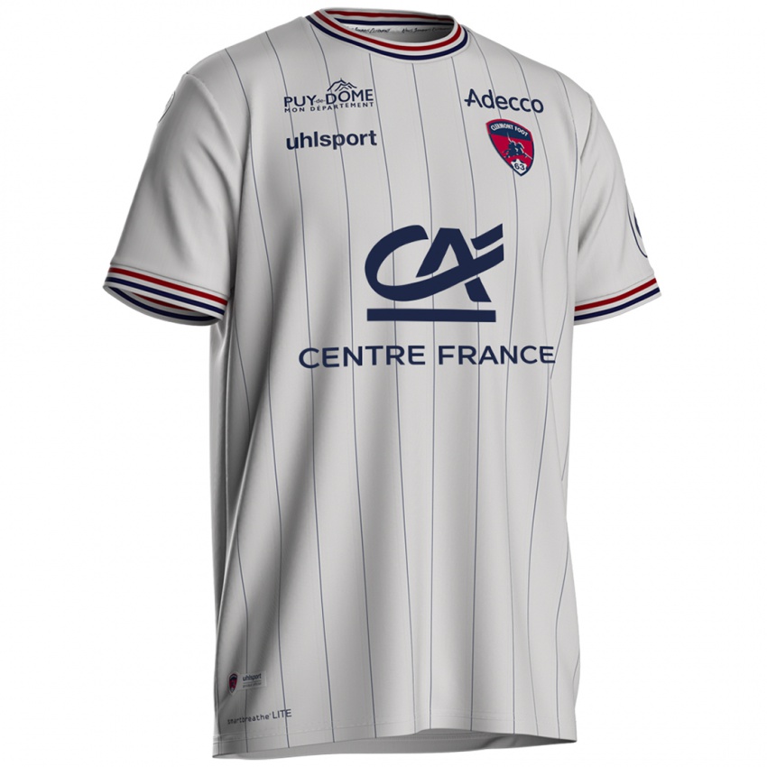 Hombre Camiseta Fred Gnalega #0 Blanco 2ª Equipación 2024/25 La Camisa