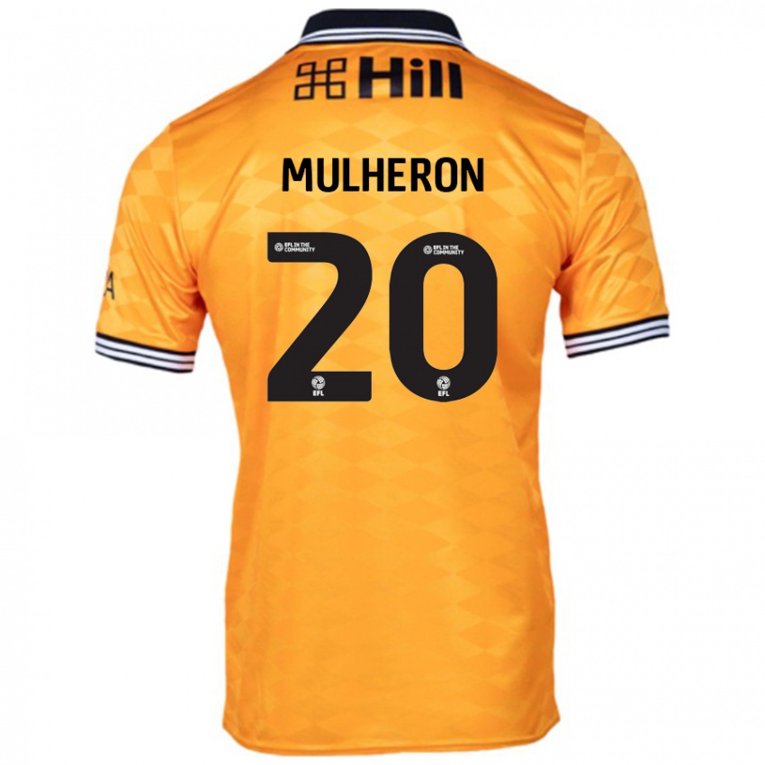 Mujer Camiseta Bronwyn Mulheron #20 Naranja 1ª Equipación 2024/25 La Camisa