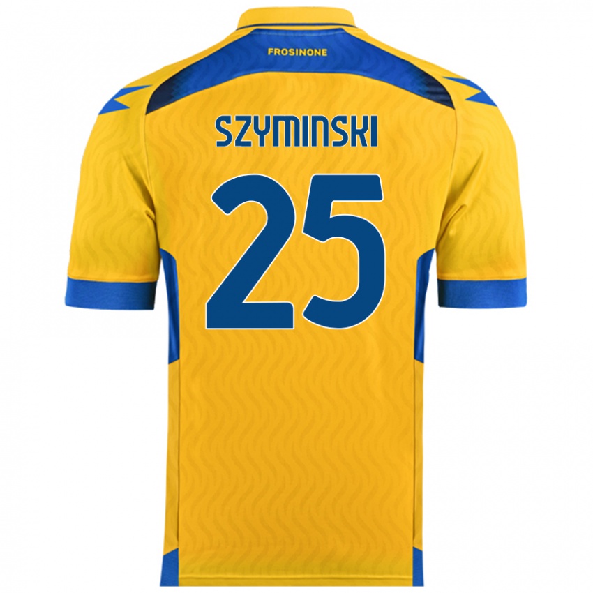 Mujer Camiseta Przemyslaw Szyminski #25 Amarillo 1ª Equipación 2024/25 La Camisa