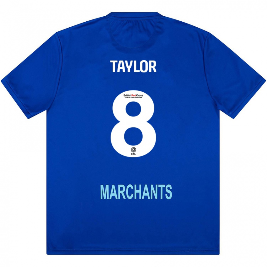 Mujer Camiseta Charlie Taylor #8 Verde 2ª Equipación 2024/25 La Camisa