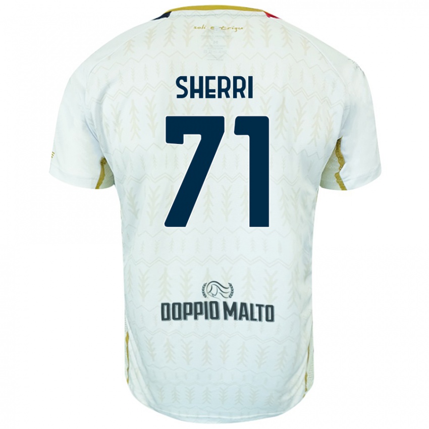 Mujer Camiseta Alen Sherri #71 Blanco 2ª Equipación 2024/25 La Camisa