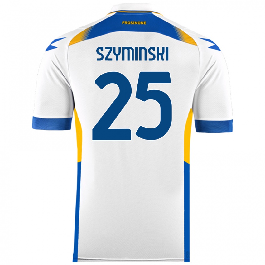 Mujer Camiseta Przemyslaw Szyminski #25 Blanco 2ª Equipación 2024/25 La Camisa